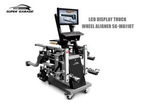 China LCD Display Truck Wheel Alignment Equipment / 6 Sensors CCD Car Wheel Aligner on sale