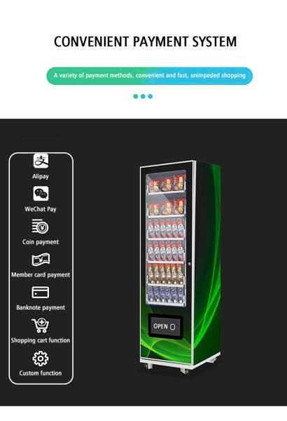 Quality Convenience store commercial food archaize coke vending wit can food and beverage vending machine for sale