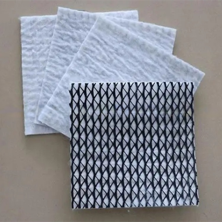 density Polyethylene Plastic Geotextile and Geonet 3D Composite Drainage Net Ideal