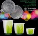 PLA compostable lids, BPI certificated compostable coffee cup lid made in China,