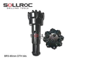 China High Air Pressure Atlas Copco Drilling Tools 90mm 105mm Cop34 Convex Drill Bit on sale
