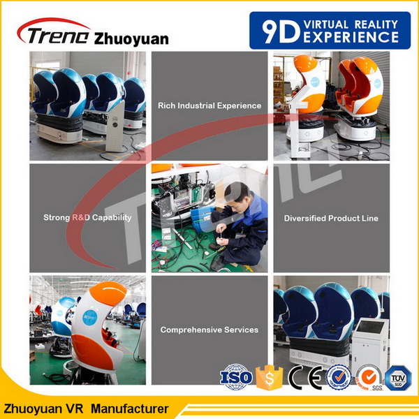 Blue Seat  Virtual Reality Simulator With Single Seat For Theater