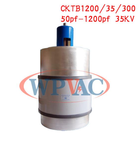 Quality High Reliability Vacuum Variable Capacitor 50~1200pf 35KV For 100KW Broadcasting for sale