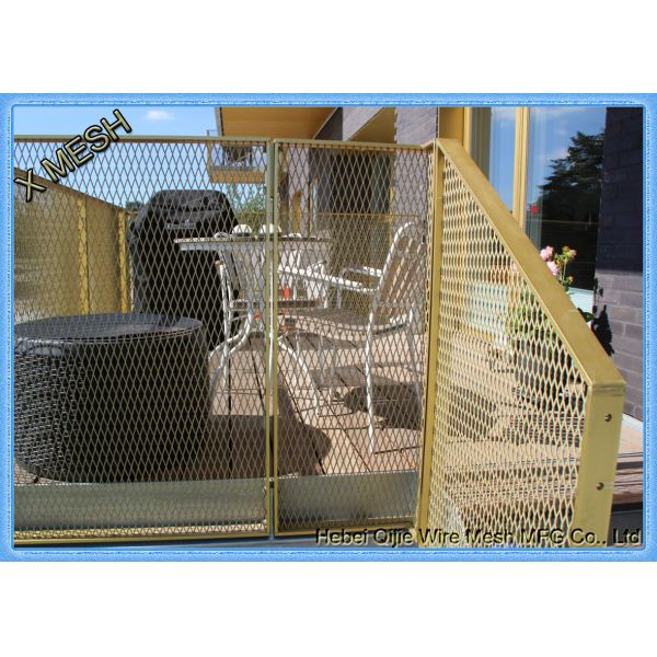 Construction Decorative Expanded Metal Wire Mesh Solid Sheets Fine Workmanship
