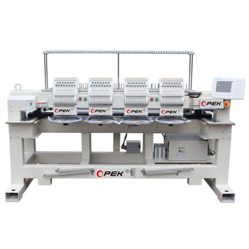 OPEK 6 Heads Embroidery Machine Computerized High Speed Embroidery Making Sale Price