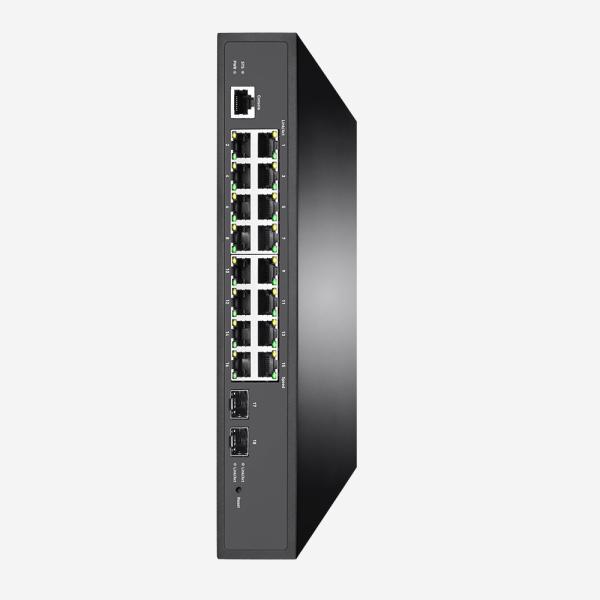 Quality IPV6 Layer 2+ Managed Gigabit Switch 2 SFP Fiber 16 RJ45 Ports IEEE 802.3az for sale