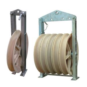 Buy cheap Transmission Line 40KN 508mm Stringing Nylon Pulley Blocks product