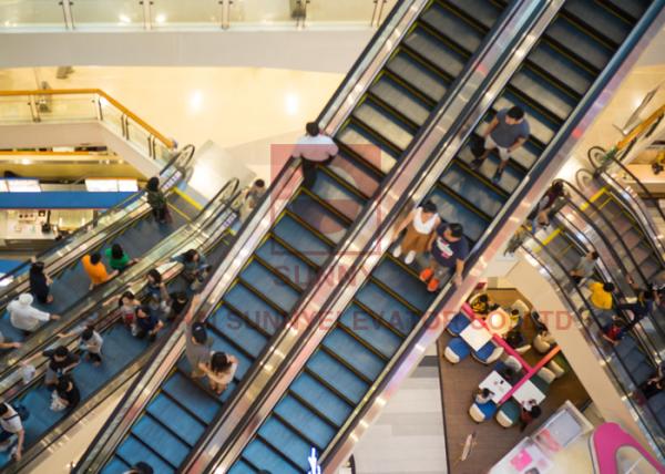 Quality 30 / 35 Degree Modern Design Escalator Automatic Mechanical Esclator For Shopping Mall for sale