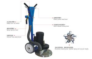 China Brushless Vacuum Head Carpet Cleaning Machine high speed floor buffer on sale