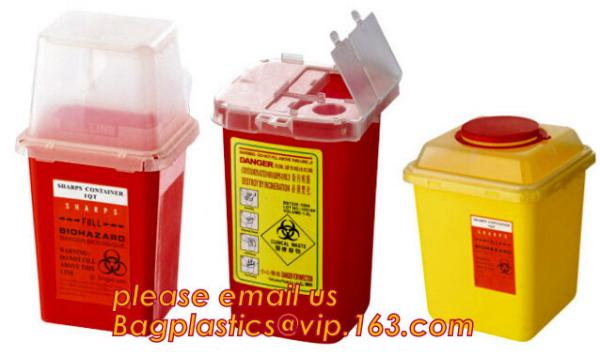Quality sharpsguard yellow lid 1 ltr sharps, sharps disposal container 1quart wall mounted medical for hospital and clinic for sale