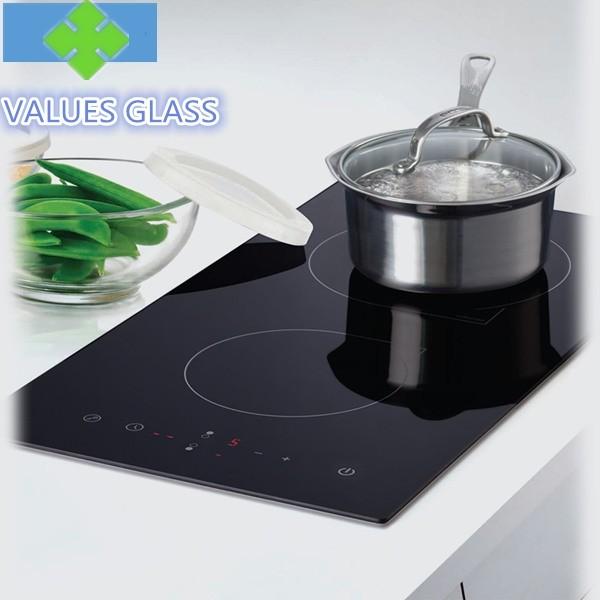 Quality Heat Resistant Ceramic Glass Panels Low Expansion Coefficient For Induction Cooker for sale