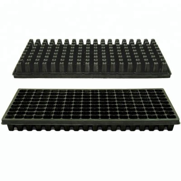 Quality 1L Propagation 200 Cell HIPS Plastic Seedling Tray Greenhouse Nursery Seed Tray for sale