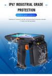 Long Range Handheld UHF RFID QR Barcode Tag Label Reader Writer Scanner PDA with
