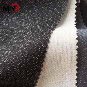Water Jet Plain Weaving Fusing Interlining Fabric PA Double Dot