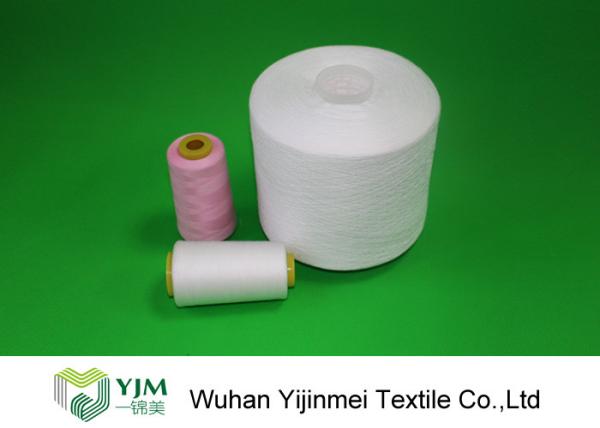 Smooth And Soft Spun Polyester Thread , High Tenacity Polyester Thread 40/3