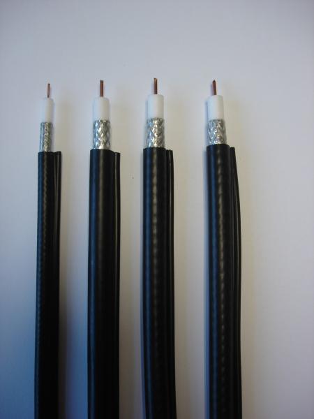 Quality CATV Coaxial Cable RG6  With Jelly 75 ohm With Copper Clad Steel Inner Conductor for sale