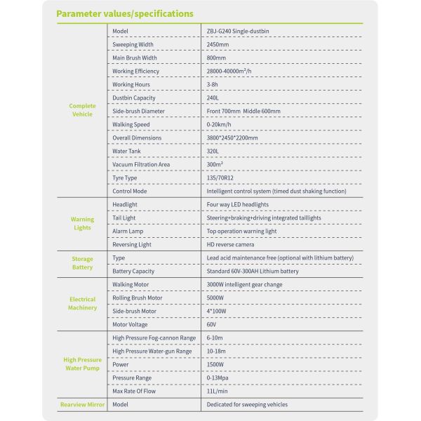 Ride-On Industrial Sweeper Powerful Dust Debris Collection Equipment