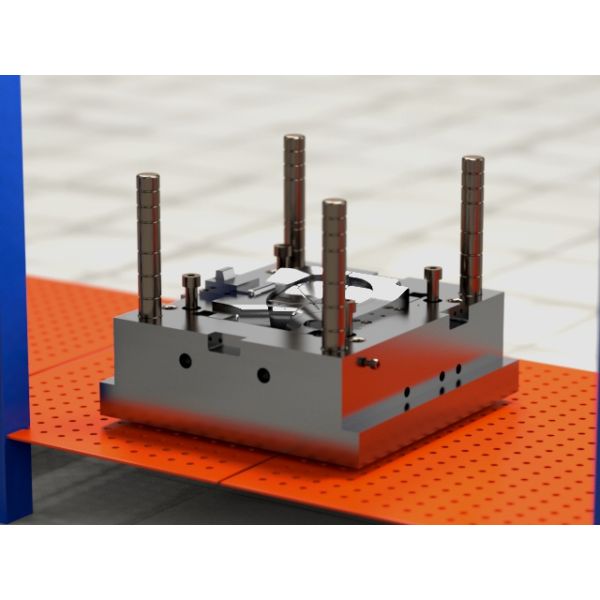 OEM / ODM Transparent Shell Injection Mold 1x1 Cold Runner plastic molding No.19014-D