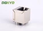 Customized 16.10mm height 180 degree vertical entry RJ45 pcb jack ethernet