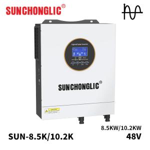 China LED Display Hybrid Solar Inverter Solar Off Grid Inverter Wall Mounted 8.5KW 230Vac on sale