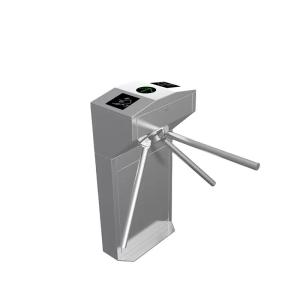 China Vertical Stand Up Tripod Turnstile Gate Pedestrian Entrance Semi Automatic on sale