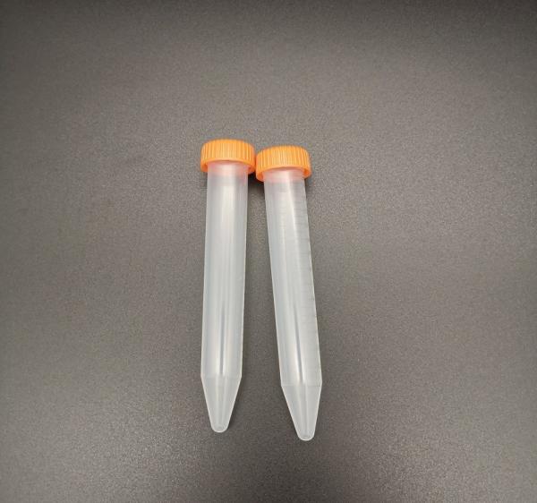 Quality 15ml Screw Cap Graduated Conical Tube Unsterilized PP Material for sale