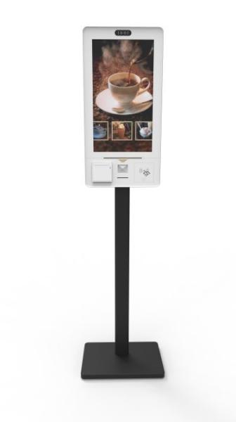 Quality Capacitive Touch Floor Standing LCD Advertising Display Screen 250cd/m2 For Public Places for sale