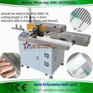 China High Accuracy English System fully automatic wire cut strip twist both-ends dip soldering machine on sale
