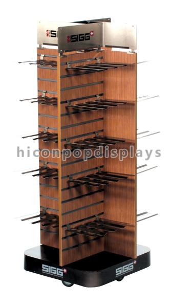 Quality Store Slatwall Display Fixtures , Slatwall Tower Display Flooring for sale