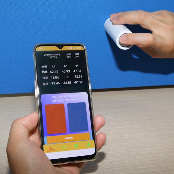 Quality D/8 400-700nm CR3 3nh Colorimeter Cross Locating With APP Software for sale