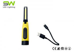 China Mini USB Handheld Rechargeable Led Work Lights With Magnet And Clip on sale