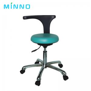 Buy cheap 360 Degree Dental Assistant Stool PU Leather Armrest Dental Office Chairs product
