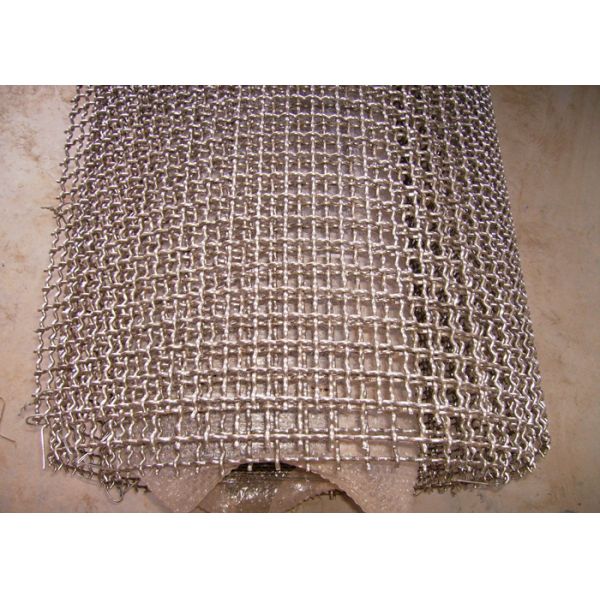 20mesh 0.50mm 2.6kg m2 Crimped Woven Wire Mesh