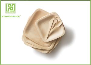 China High End Rectangle Disposable Plates Camping Dinnerware Sets Smooth Surface on sale