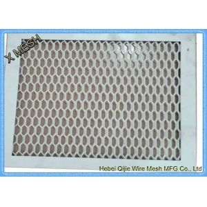 Flattened Expanded Metal Mesh AISI304 And AISI316 Stainless Steel Stretched