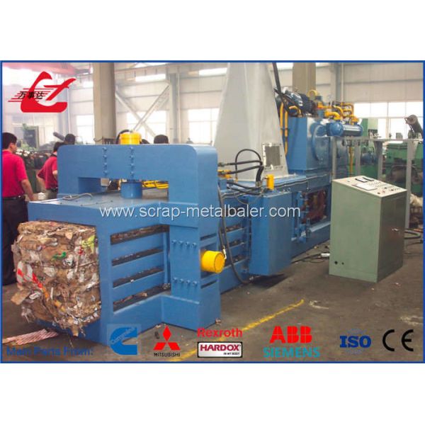 Y82/W-125 Plastic Bottle Baler Machine 6-8t/H Output Capacity Manual Tie