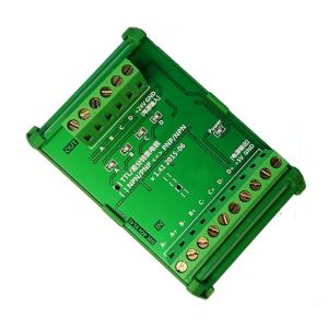 Buy cheap Converter DC24V 4 Ways Servo Encoder Differential 5V TTL to Collector 24V HTL Signals product
