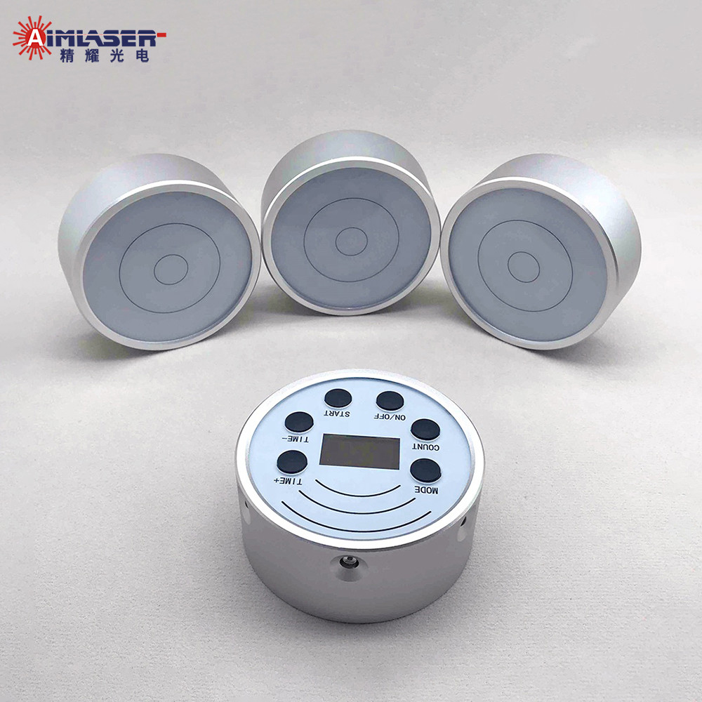 Dry Fire Training Interactive Laser Sensing Target 21 Display Point Durable Silver Anodized Aluminum