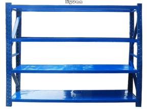 Medium Duty Warehouse Storage Racking Metal Shelving Easy Installation Stable