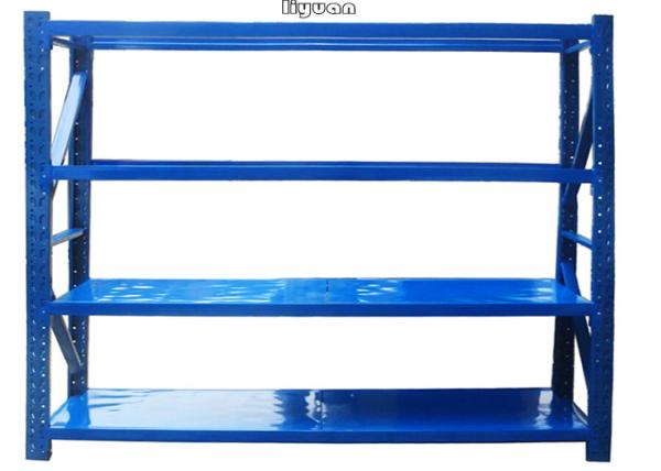 Quality Medium Duty Warehouse Storage Racking Metal Shelving Easy Installation Stable for sale