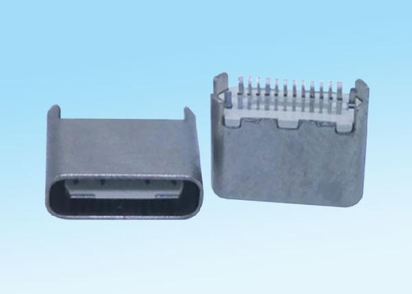 Splint Type 24 Pin USB Connector , USB 3.1 C Connector 0.5 - 2.0kgf Insertion