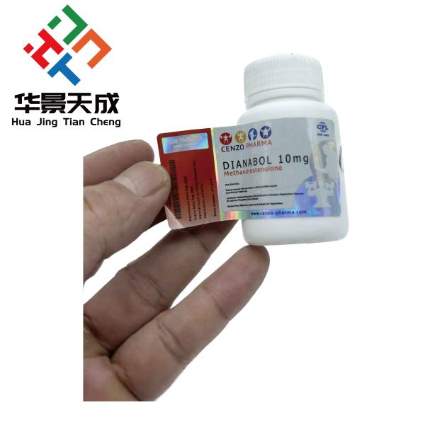Quality Methandrostendlone 10mg 100Tablets  Hologram custom pill bottle labels for sale
