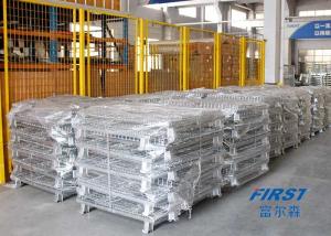 China Transportation 5/1 Stackability RAL Galvanized Wire Mesh Box Pallet on sale