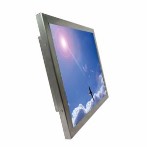 China 19  sunlight readable all weather rugged LCD monitor with multi PCAP touch HDMI input 9-36V DC input option on sale