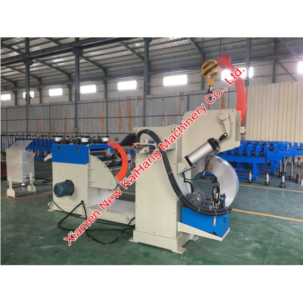 3MT Capacity 2 In 1 Un-Coiler Un Winder With Hydraulic Pack 12 Months Warranty