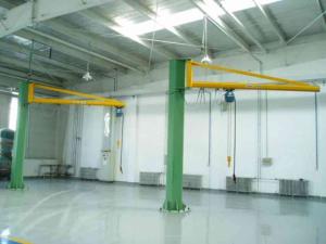 Jib Cranes Free Standing Slewing with A Foundation of 3 to 5 Feet Deep Capactiy 10 ton lifting height 10 m