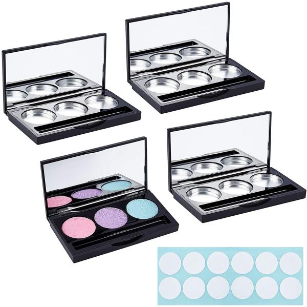 Quality 1.15cm 24.5mm Eye Beauty Subscription Box 3 Color Eyeshadow Palette ODM for sale