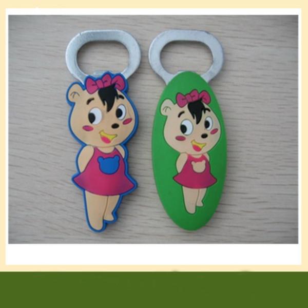 Quality Custom 3D Soft PVC bottle opener Logo bottle opener Cheap Custom bottle opner for sale