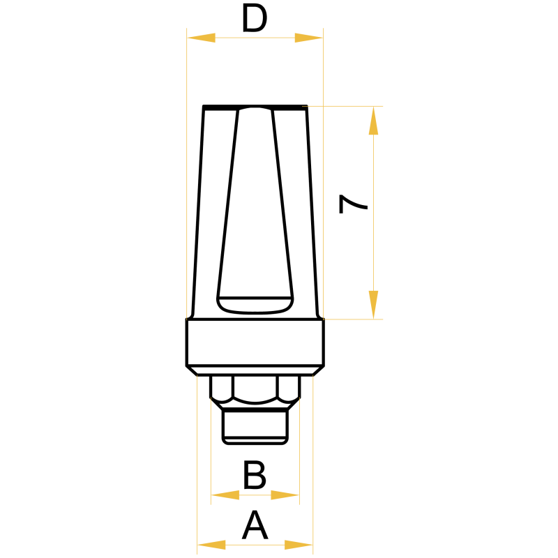 Biomet 3i Certain® Titanium Angled Abutment Compatible NP 3.4mm/ RP 4.1mm/ WP 5.0mm -- 15°/25° Degree