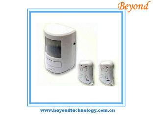 Quality 130 Decibel Siren Wireless PIR Motion Sensor Alarms With Two Remote Control for sale